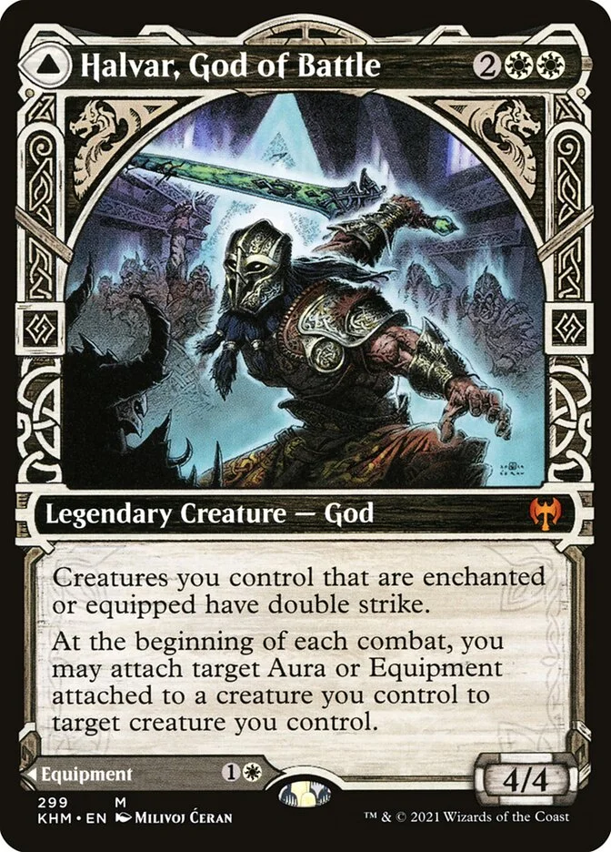 Halvar, God of Battle (Kaldheim) - Magic: The Gathering in TCG Land