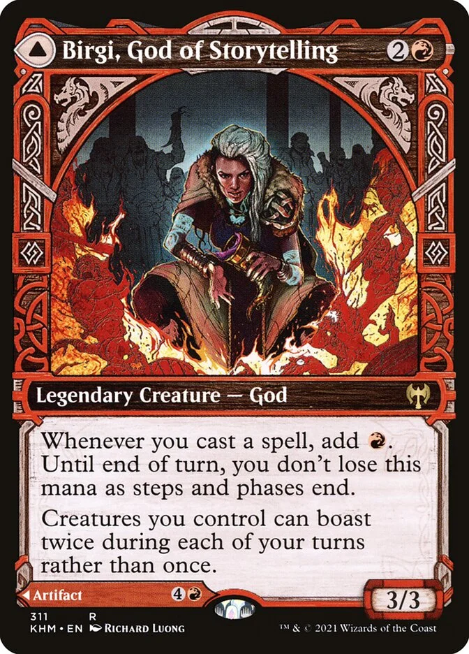 Birgi, God of Storytelling (Kaldheim) - Magic: The Gathering in TCG Land