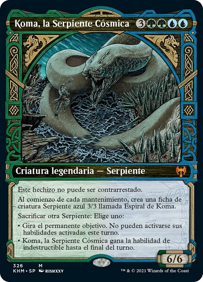 Koma, la Serpiente Cósmica (Kaldheim) - Magic: The Gathering in TCG Land México