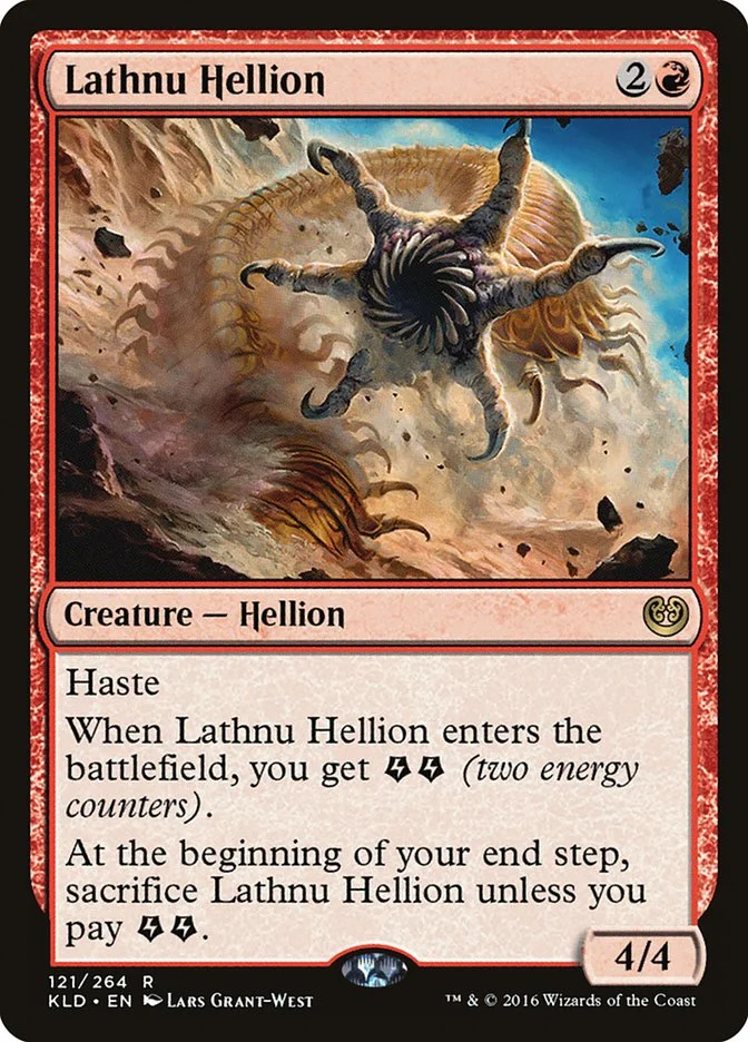 Lathnu Hellion (Kaladesh) - Magic: The Gathering in TCG Land