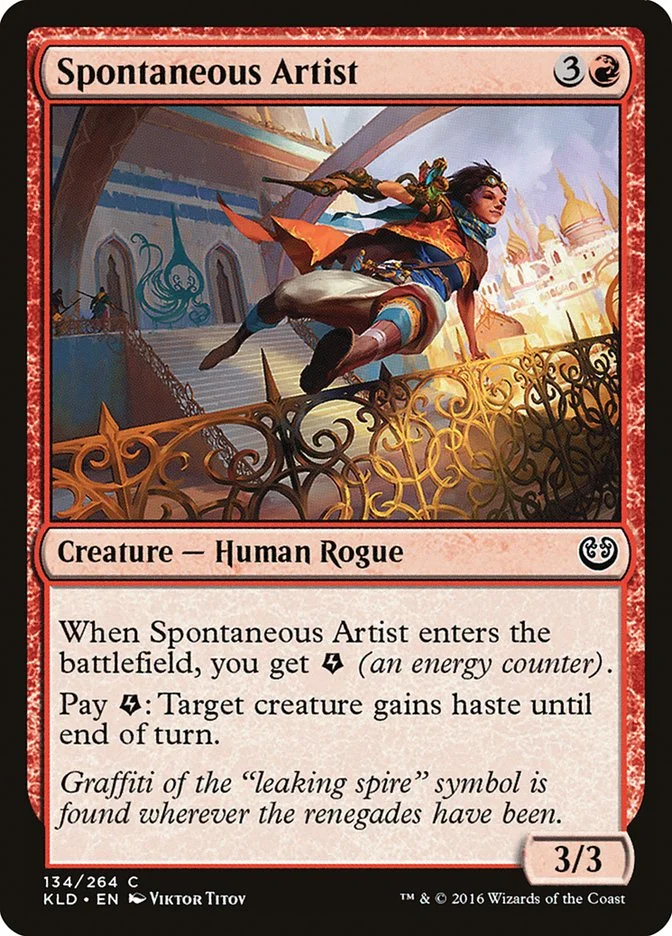 Spontaneous Artist (Kaladesh) - Magic: The Gathering in TCG Land