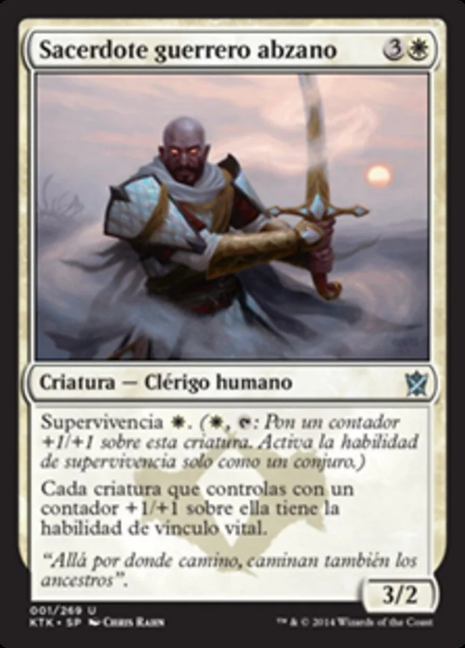 Sacerdote guerrero abzano (Khans of Tarkir) - Magic: The Gathering in TCG Land