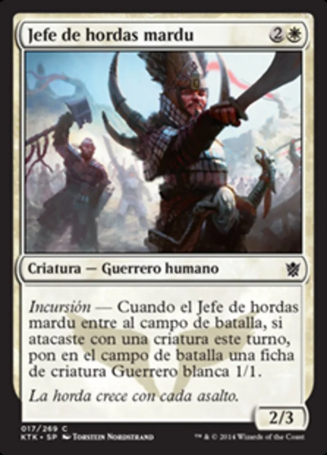 Jefe de hordas mardu (Khans of Tarkir) - Magic: The Gathering in TCG Land