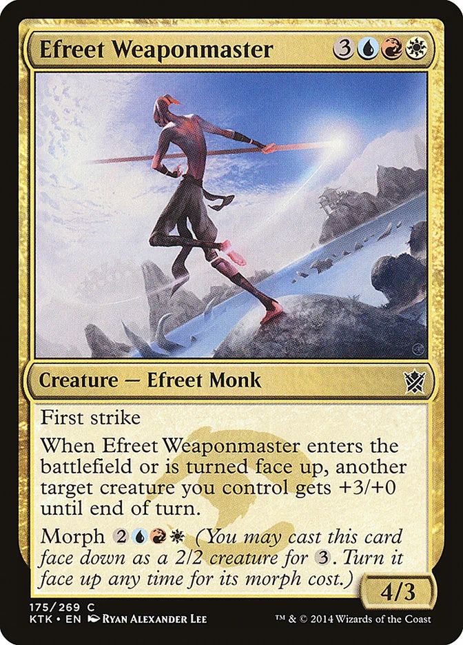 Efreet Weaponmaster (Khans of Tarkir) - Magic: The Gathering in TCG Land