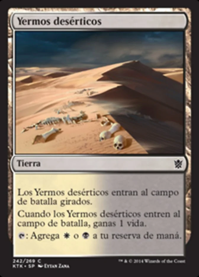Yermos desérticos (Khans of Tarkir) - Magic: The Gathering in TCG Land