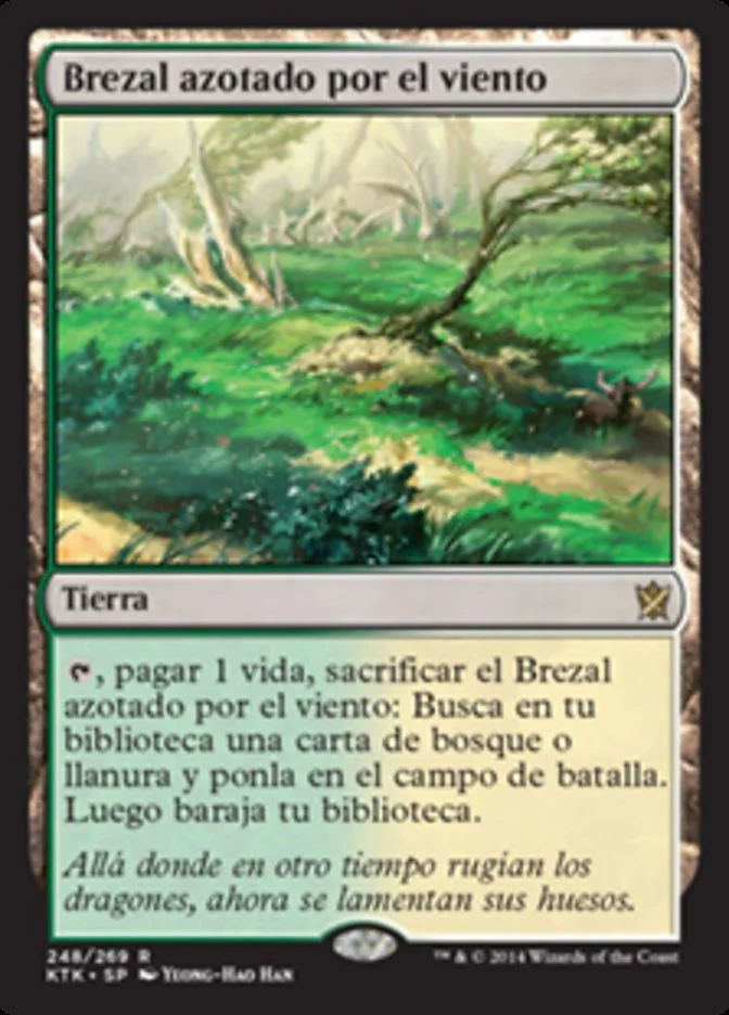 Brezal azotado por el viento (Khans of Tarkir) - Magic: The Gathering in TCG Land México