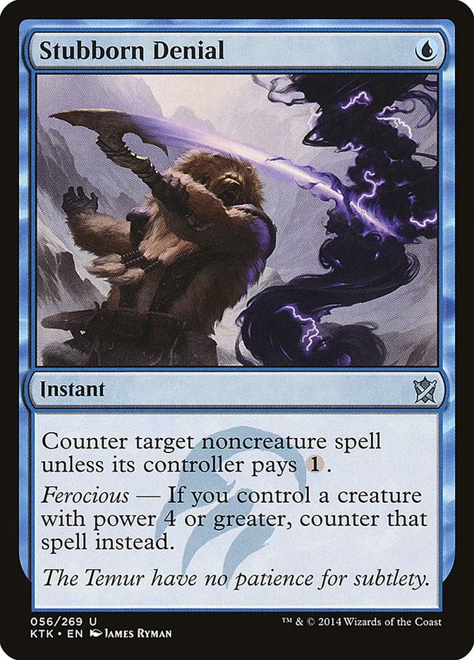 Stubborn Denial (Khans of Tarkir) - Magic: The Gathering in TCG Land