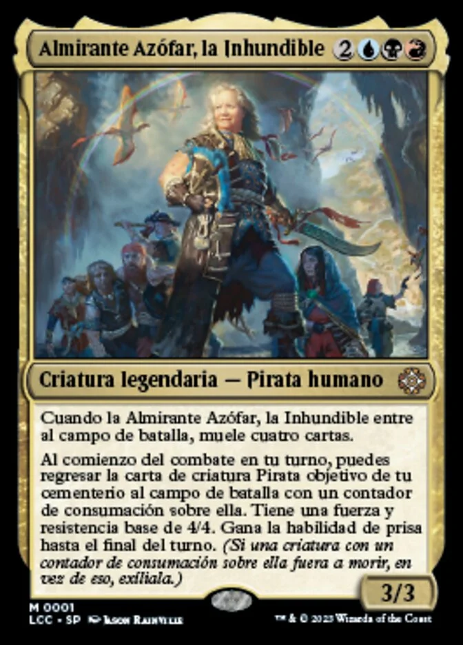 Almirante Azófar, la Inhundible (The Lost Caverns of Ixalan Commander) - Magic: The Gathering in TCG Land