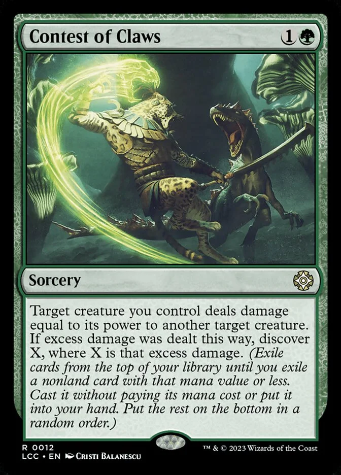 Contest of Claws (The Lost Caverns of Ixalan Commander) - Magic: The Gathering in TCG Land