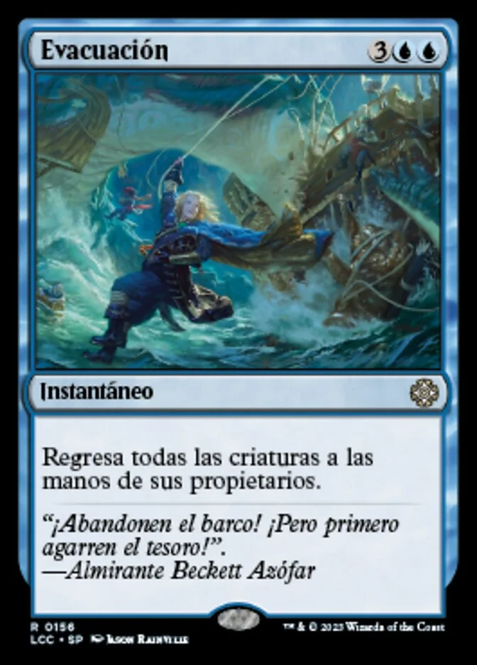 Evacuación (The Lost Caverns of Ixalan Commander) - Magic: The Gathering in TCG Land México