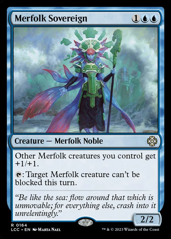 Merfolk Sovereign (The Lost Caverns of Ixalan Commander) - Magic: The Gathering in TCG Land