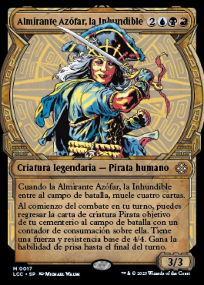 Almirante Azófar, la Inhundible (The Lost Caverns of Ixalan Commander) - Magic: The Gathering in TCG Land México