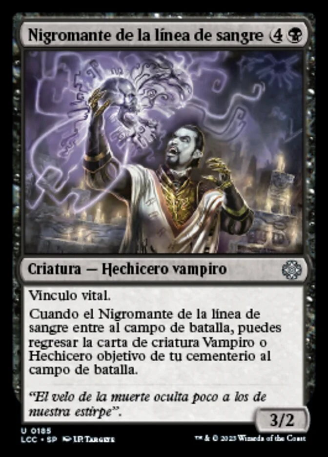 Nigromante de la línea de sangre (The Lost Caverns of Ixalan Commander) - Magic: The Gathering in TCG Land