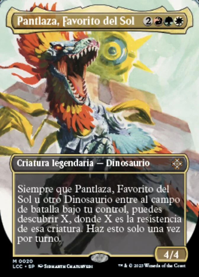 Pantlaza, Favorito del Sol (The Lost Caverns of Ixalan Commander) - Magic: The Gathering in TCG Land México