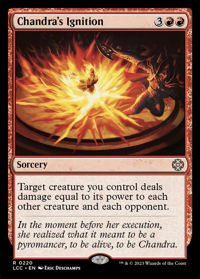 Chandra's Ignition (The Lost Caverns of Ixalan Commander) - Magic: The Gathering in TCG Land