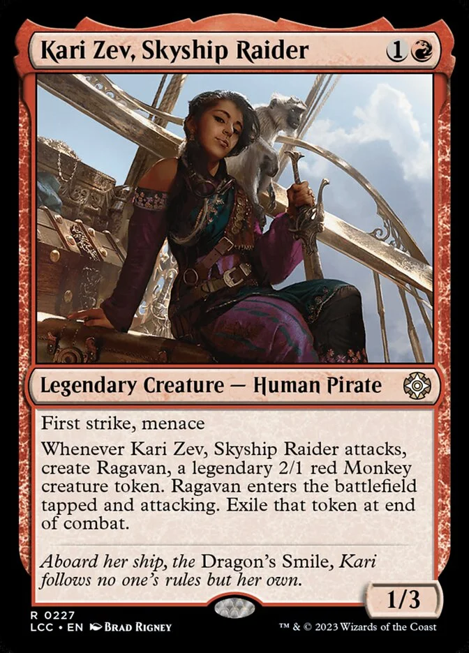 Kari Zev, Skyship Raider (The Lost Caverns of Ixalan Commander) - Magic: The Gathering in TCG Land México