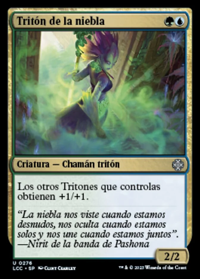 Tritón de la niebla (The Lost Caverns of Ixalan Commander) - Magic: The Gathering in TCG Land