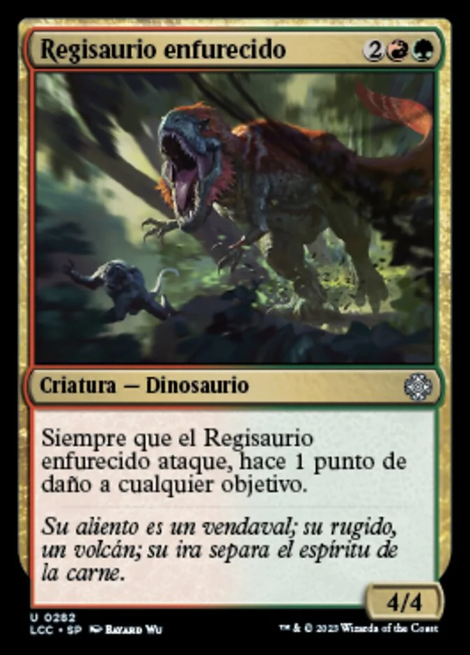Regisaurio enfurecido (The Lost Caverns of Ixalan Commander) - Magic: The Gathering in TCG Land México