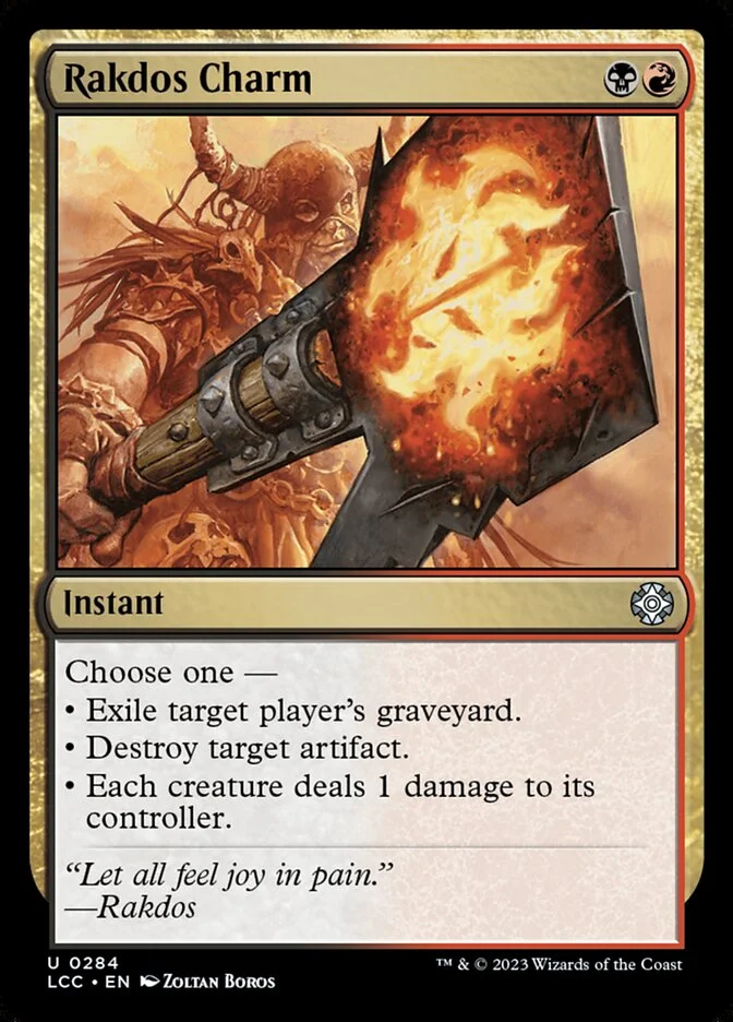 Rakdos Charm (The Lost Caverns of Ixalan Commander) - Magic: The Gathering in TCG Land