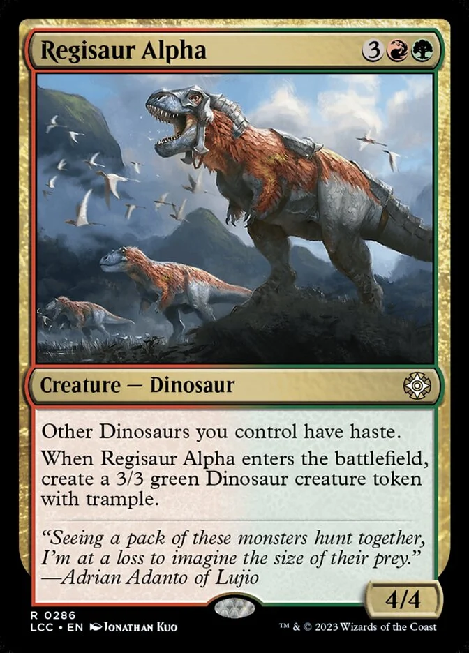 Regisaur Alpha (The Lost Caverns of Ixalan Commander) - Magic: The Gathering in TCG Land