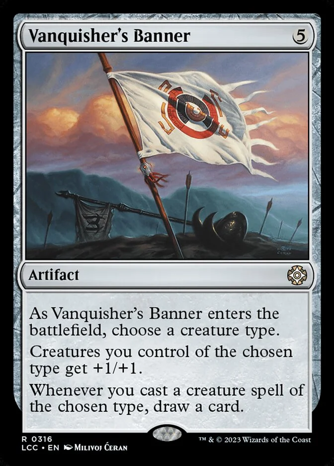 Vanquisher's Banner (The Lost Caverns of Ixalan Commander) - Magic: The Gathering in TCG Land