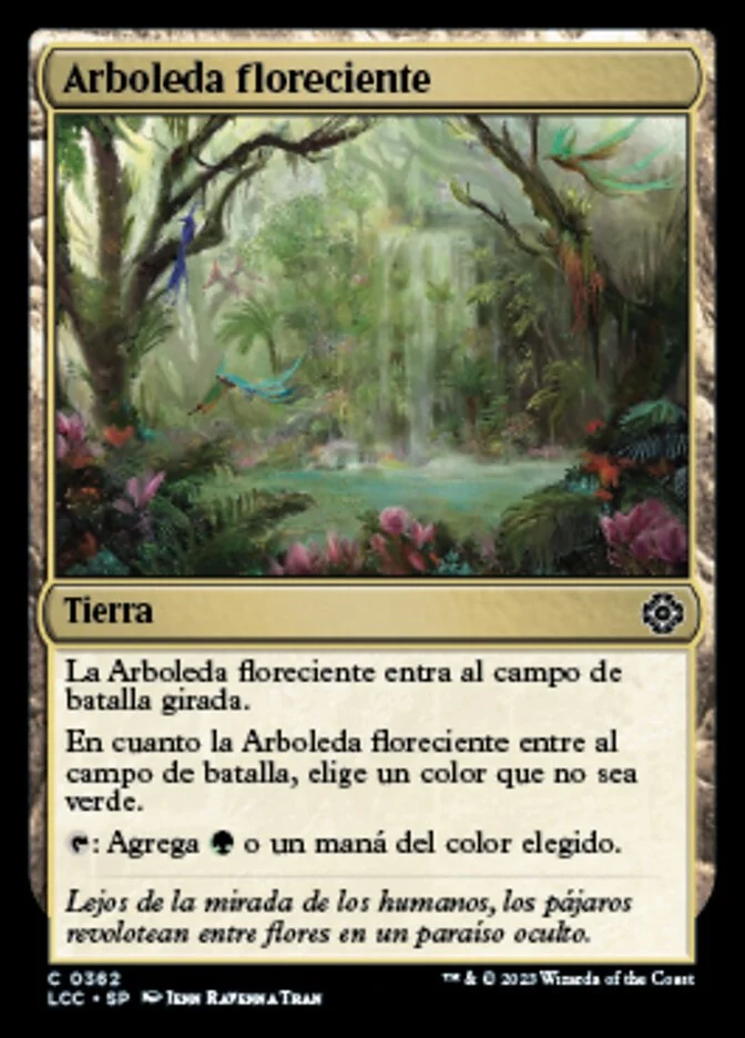 Arboleda floreciente (The Lost Caverns of Ixalan Commander) - Magic: The Gathering in TCG Land México