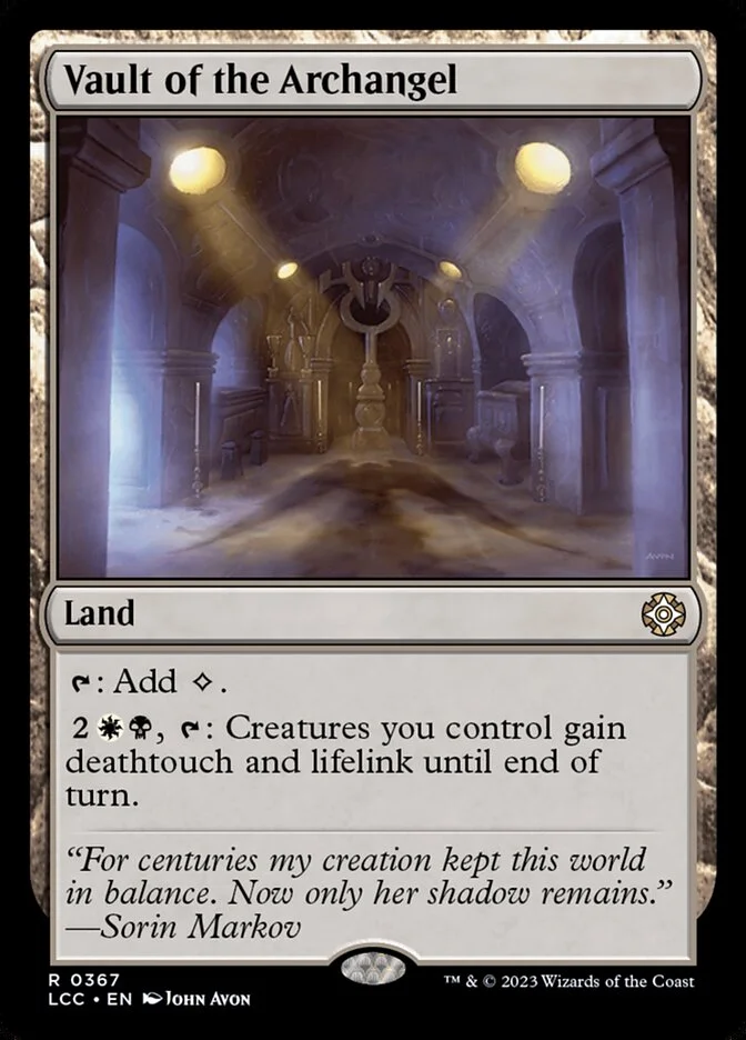 Vault of the Archangel (The Lost Caverns of Ixalan Commander) - Magic: The Gathering in TCG Land