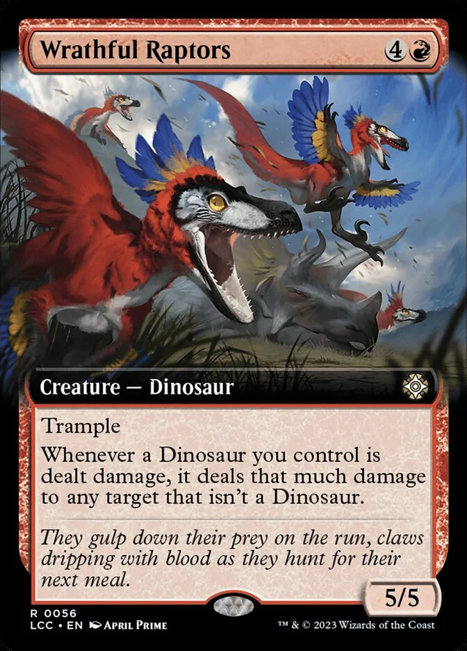 Wrathful Raptors (The Lost Caverns of Ixalan Commander) - Magic: The Gathering in TCG Land