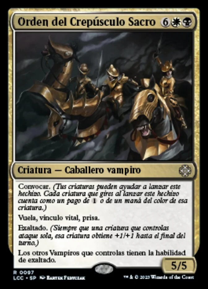 Orden del Crepúsculo Sacro (The Lost Caverns of Ixalan Commander) - Magic: The Gathering in TCG Land