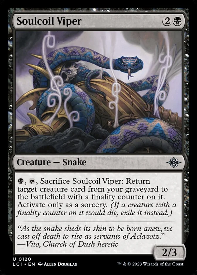 Soulcoil Viper (The Lost Caverns of Ixalan) - Magic: The Gathering in TCG Land