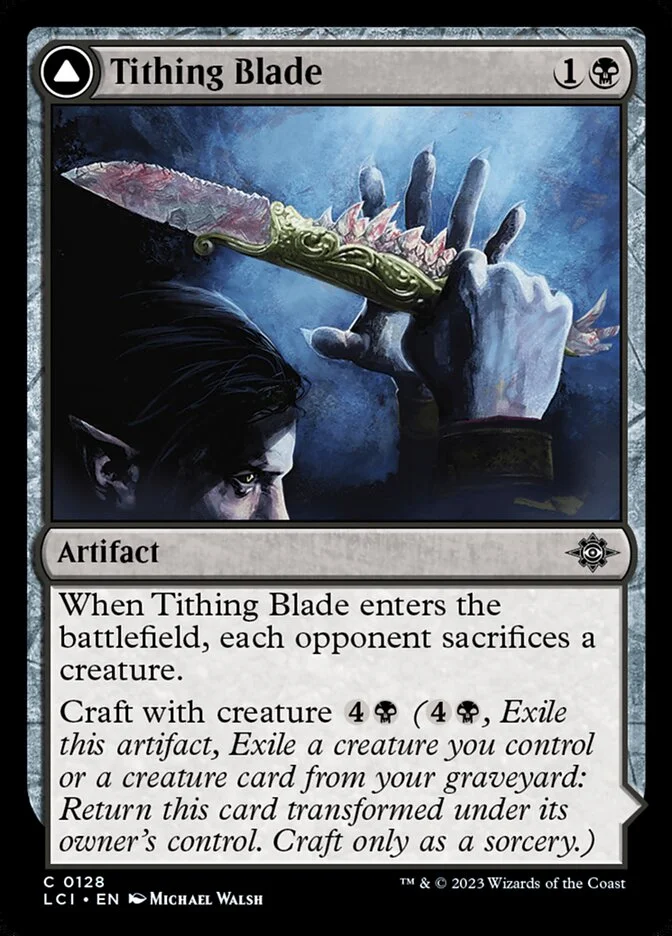 Tithing Blade (The Lost Caverns of Ixalan) - Magic: The Gathering in TCG Land