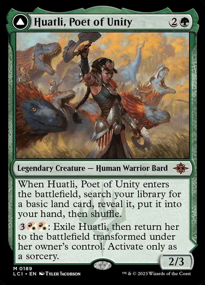 Huatli, Poet of Unity (The Lost Caverns of Ixalan) - Magic: The Gathering in TCG Land