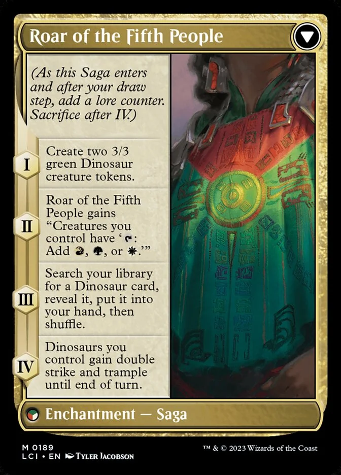 Roar of the Fifth People (The Lost Caverns of Ixalan) - Magic: The Gathering in TCG Land