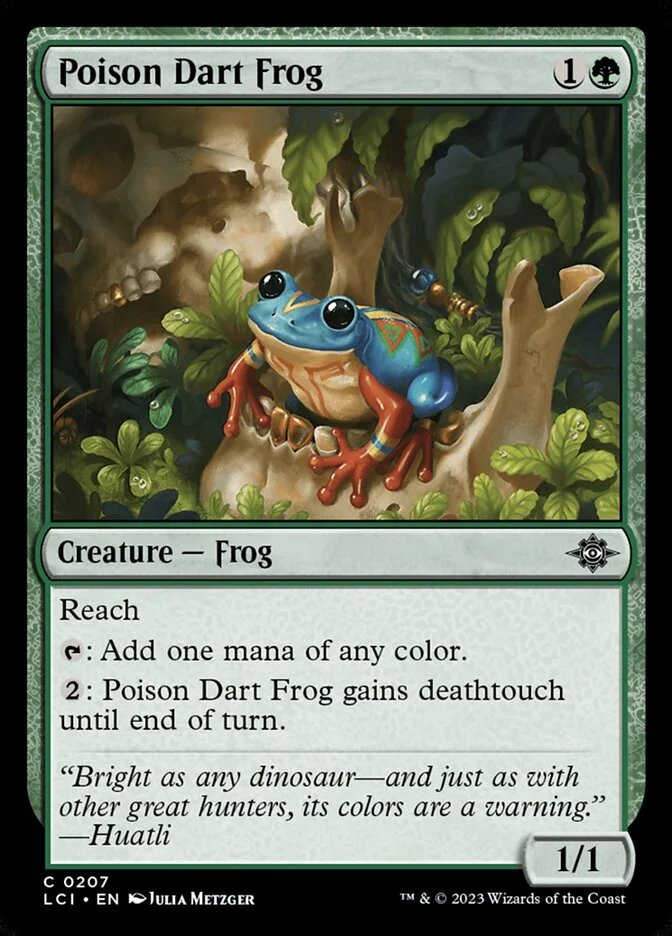 Poison Dart Frog (The Lost Caverns of Ixalan) - Magic: The Gathering in TCG Land México