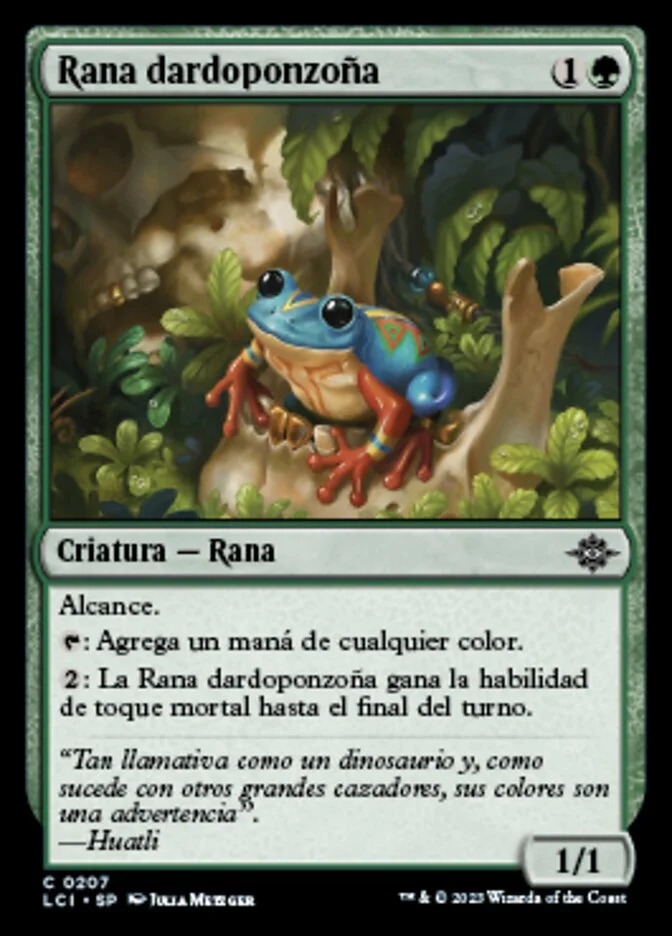 Rana dardoponzoña MTG (The Lost Caverns of Ixalan)