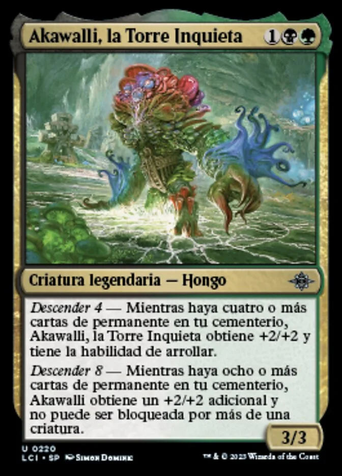 Akawalli, la Torre Inquieta (The Lost Caverns of Ixalan) - Magic: The Gathering in TCG Land México