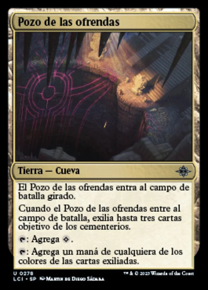 Pozo de las ofrendas (The Lost Caverns of Ixalan) - Magic: The Gathering in TCG Land México