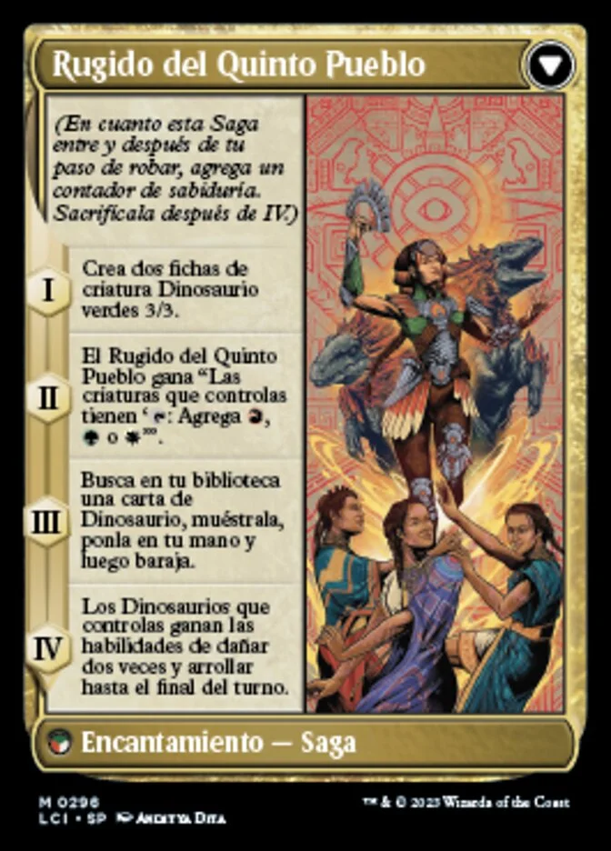Rugido del Quinto Pueblo (The Lost Caverns of Ixalan) - Magic: The Gathering in TCG Land