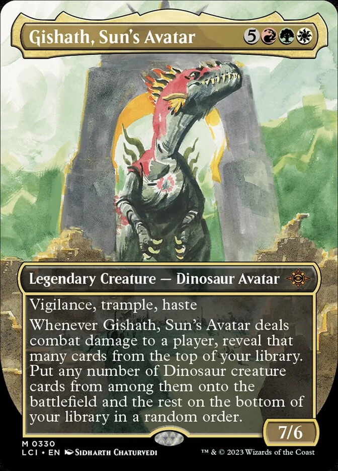 Gishath, Sun's Avatar (The Lost Caverns of Ixalan) - Magic: The Gathering in TCG Land