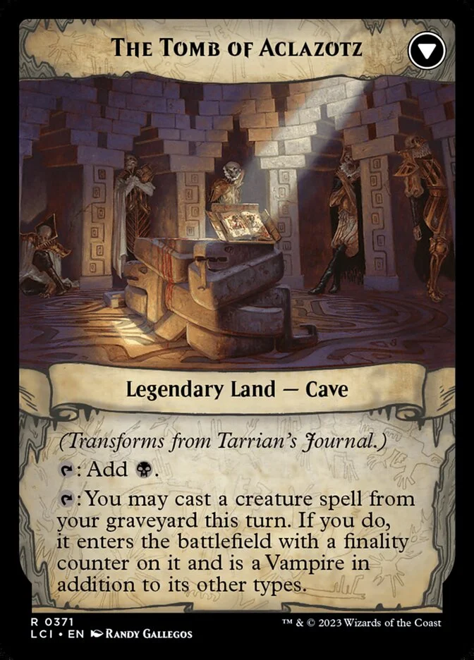 The Tomb of Aclazotz (The Lost Caverns of Ixalan) - Magic: The Gathering in TCG Land México