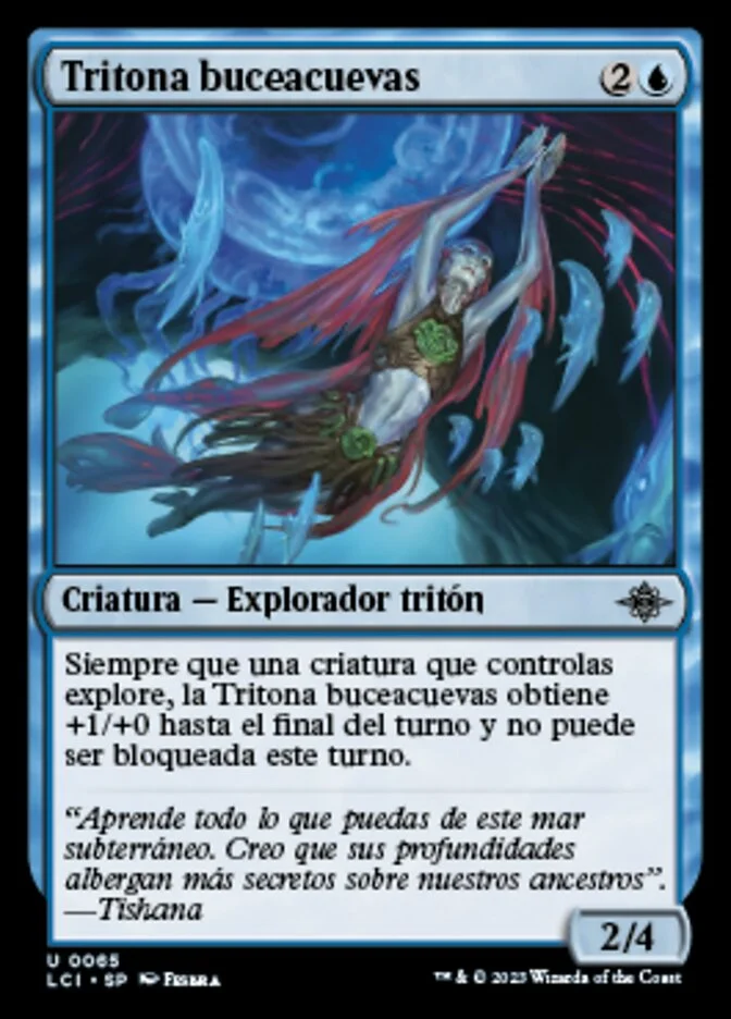 Tritona buceacuevas (The Lost Caverns of Ixalan) - Magic: The Gathering in TCG Land