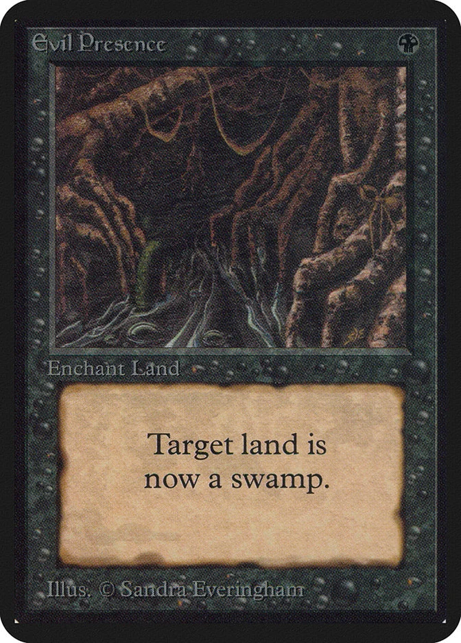 Evil Presence (Limited Edition Alpha) - Magic: The Gathering in TCG Land