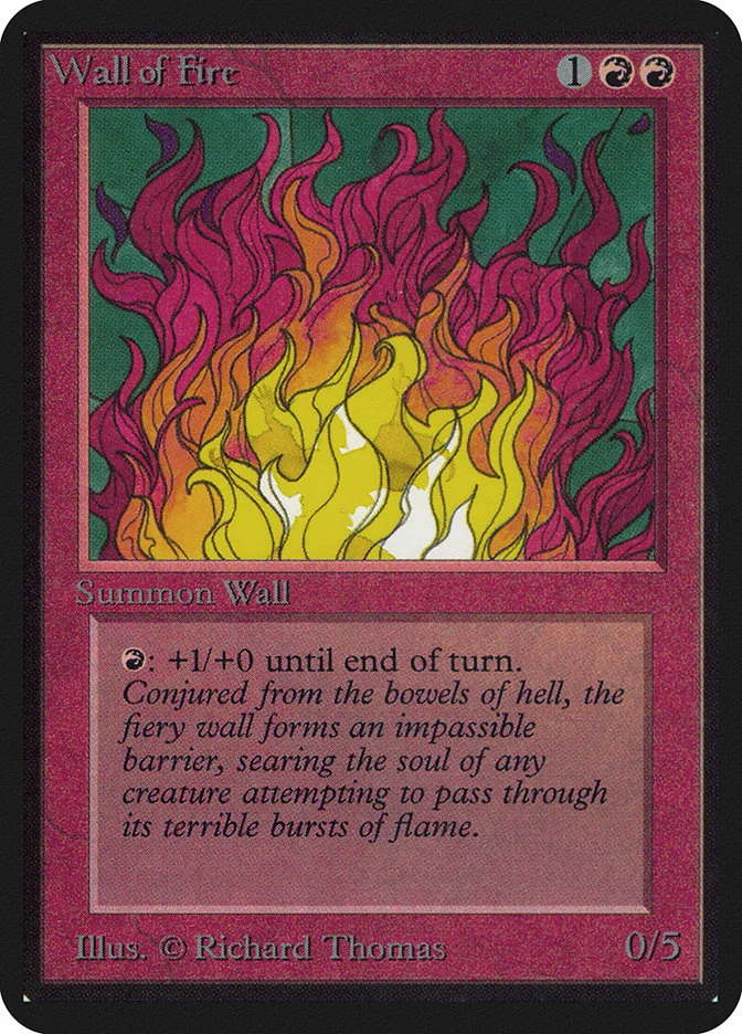Wall of Fire (Limited Edition Alpha) - Magic: The Gathering in TCG Land