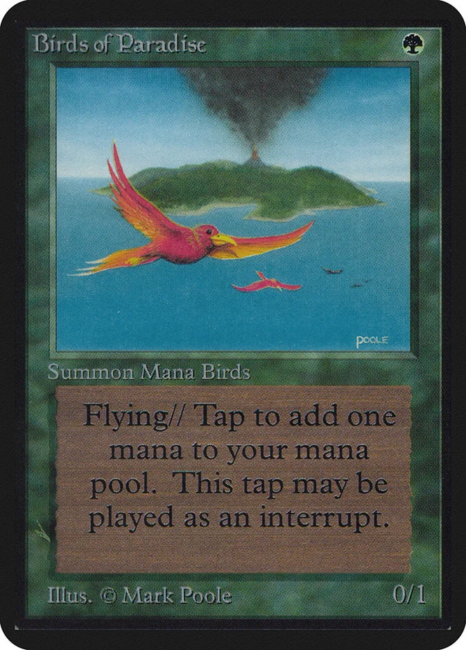 Birds of Paradise (Limited Edition Alpha) - Magic: The Gathering in TCG Land