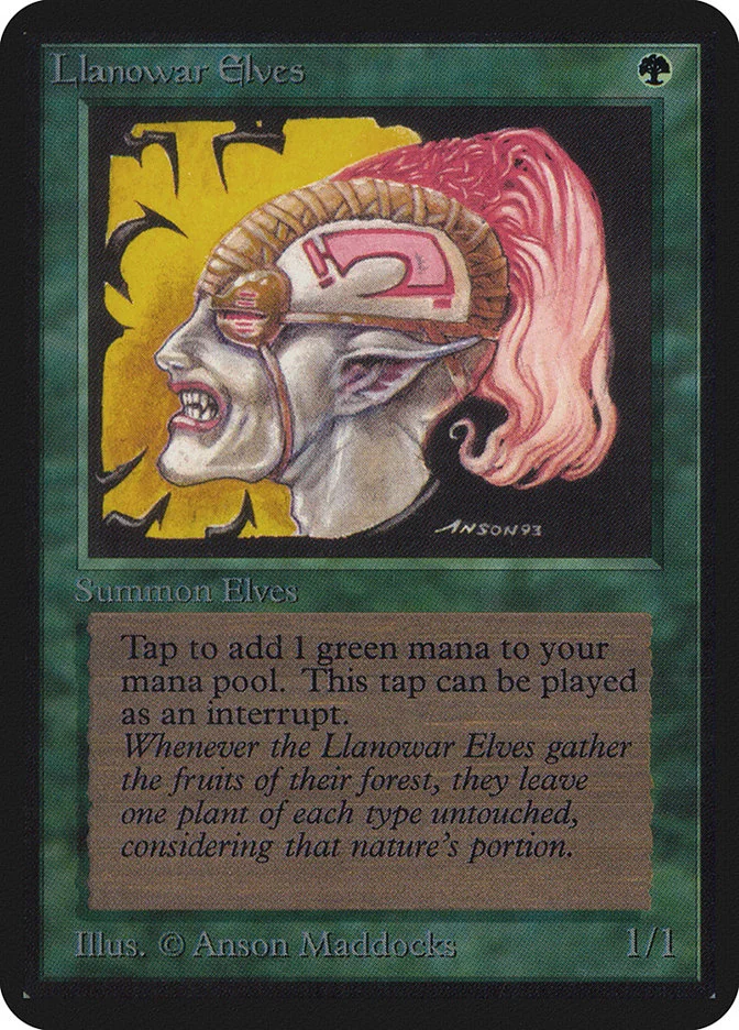 Llanowar Elves (Limited Edition Alpha) - Magic: The Gathering in TCG Land