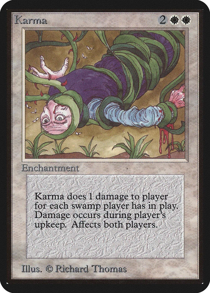 Karma (Limited Edition Alpha) - Magic: The Gathering in TCG Land