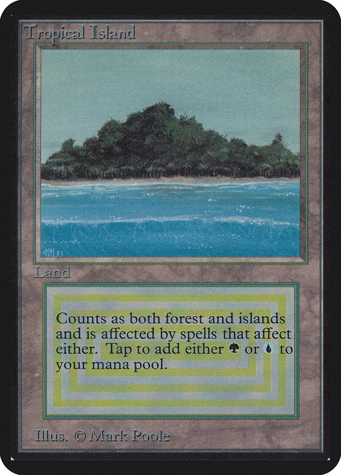 Tropical Island (Limited Edition Alpha) - Magic: The Gathering in TCG Land México