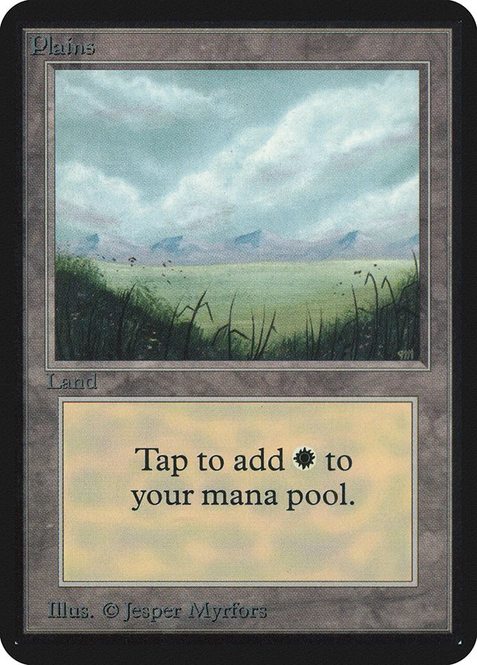 Plains (Limited Edition Alpha) - Magic: The Gathering in TCG Land