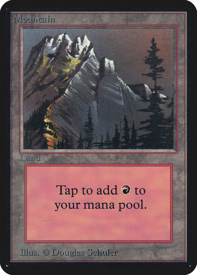 Mountain (Limited Edition Alpha) - Magic: The Gathering in TCG Land