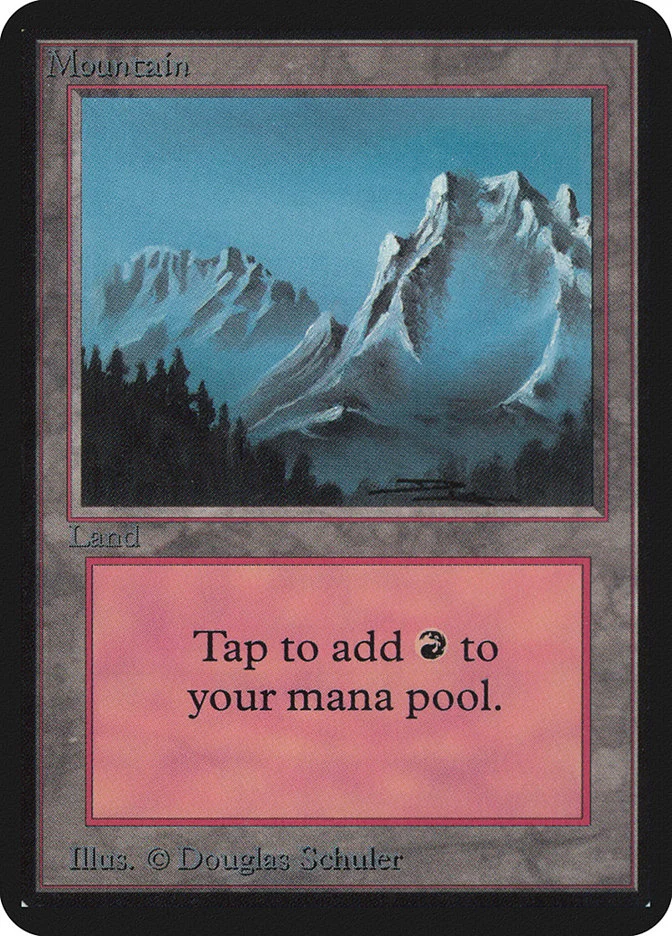 Mountain (Limited Edition Alpha) - Magic: The Gathering in TCG Land